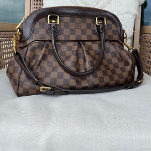 Louis Vuitton Trevi PM Brown Damier Canvas Shoulder Bag